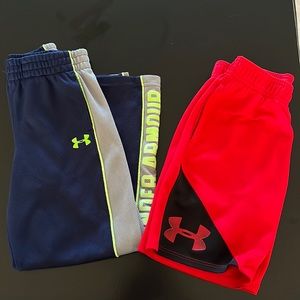 Bundle of Under Armour boys bottoms.